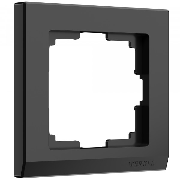Рамка на 1 пост Werkel WL04-Frame-01 Stark (черный) - купить в Бийске