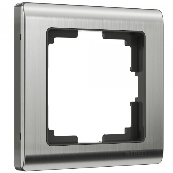 Рамка на 1 пост Werkel WL02-Frame-01 Metallic (глянцевый никель) - купить в Бийске