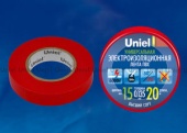 Изолента Uniel UIT-135P 20/15/01 RED - купить в Бийске