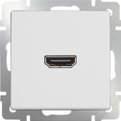 Розетка HDMI Werkel WL01-60-11 Белая - купить в Бийске