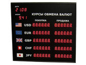 Офисные табло валют 6 разрядов - купить в Бийске