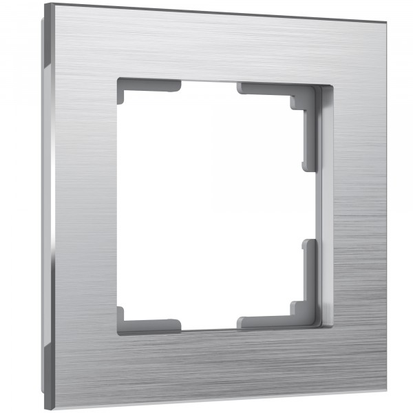 Рамка на 1 пост Werkel WL11-Frame-01 Aluminium (алюминий) - купить в Бийске