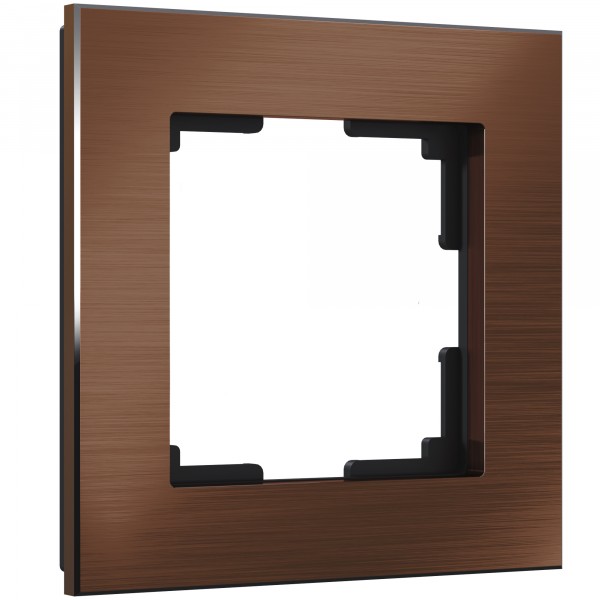 Рамка на 1 пост Werkel WL11-Frame-01 Aluminium (коричневый алюминий) - купить в Бийске